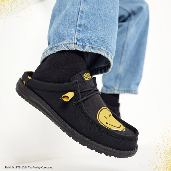 Wally Slip SMILEYWORLD - Smiley Black/Yellow