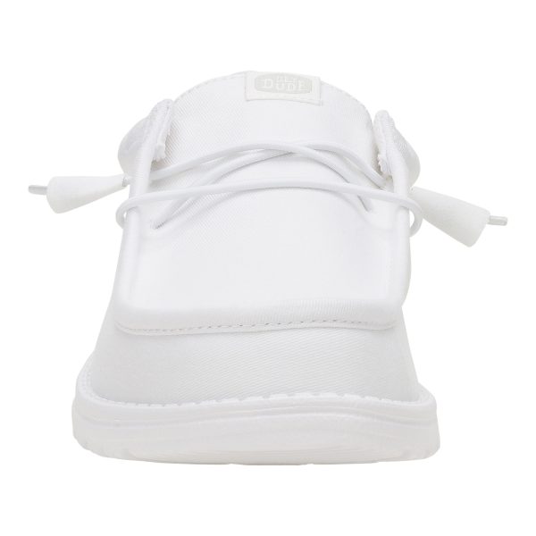 Wally Stretch Canvas - White/White