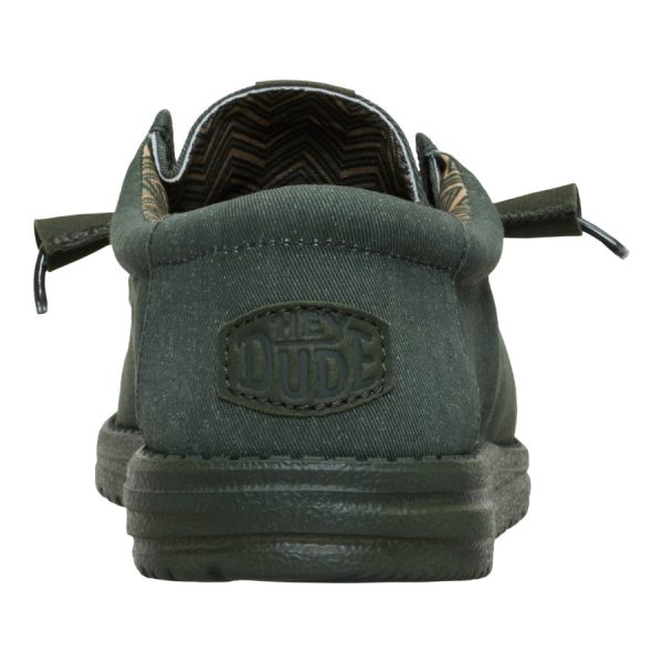 Wally Stretch Canvas - Deep Green