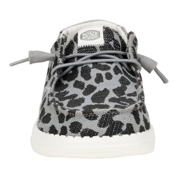 Wendy Leopard Sparkle  - Black/Grey