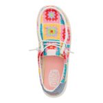 Wendy Crochet Squares - Pink/Multi