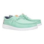 Wally Palm Jute - Dawn Blue/Celadon Green