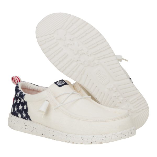 Wally Funk Americana Stars - White/Navy Blazer