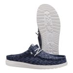 Wally Slip Jersey Jacquard - Navy Blazer/White