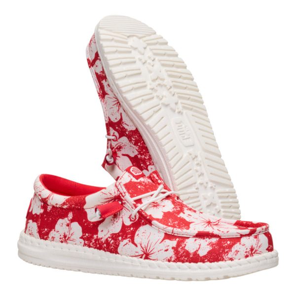 Wally Hawaiian - Red/White