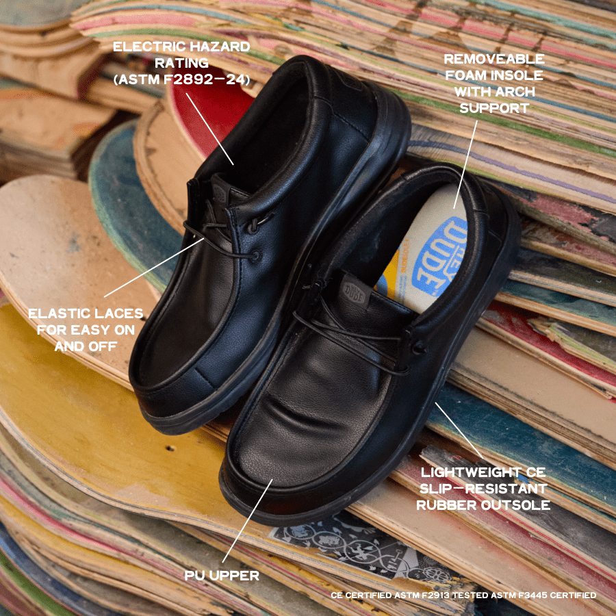 Wendy Work CE Classic Slip Resistant Wide - Black - Image 2