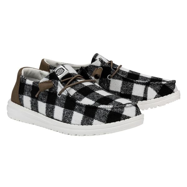 Wendy Buffalo Plaid - White and Black Plaid