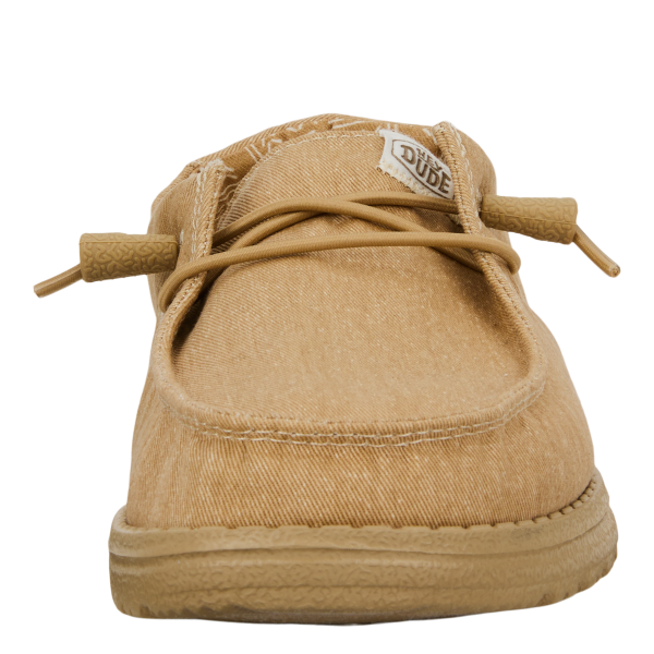 Wendy Stretch Canvas - Tan/Tan