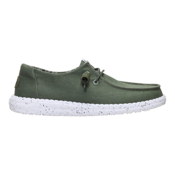 Wendy Stretch Canvas - Deep Green