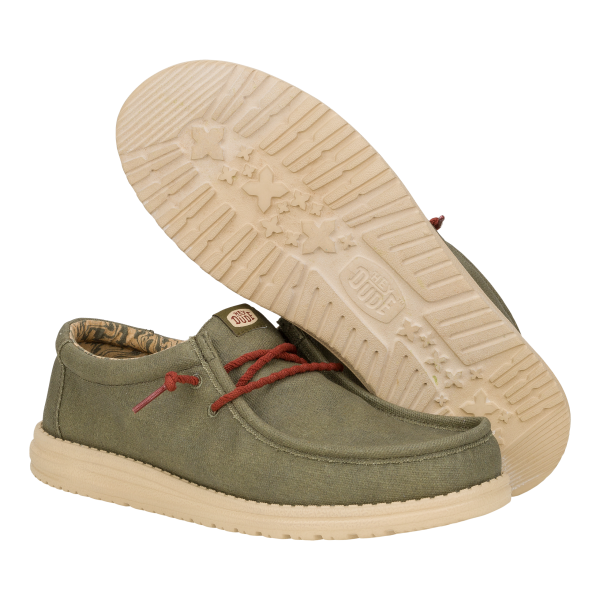 Wally Waxed Canvas Olive