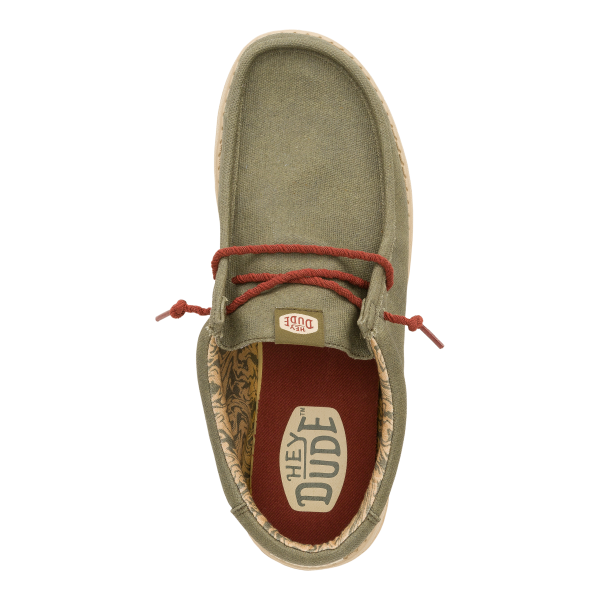 Wally Waxed Canvas Olive