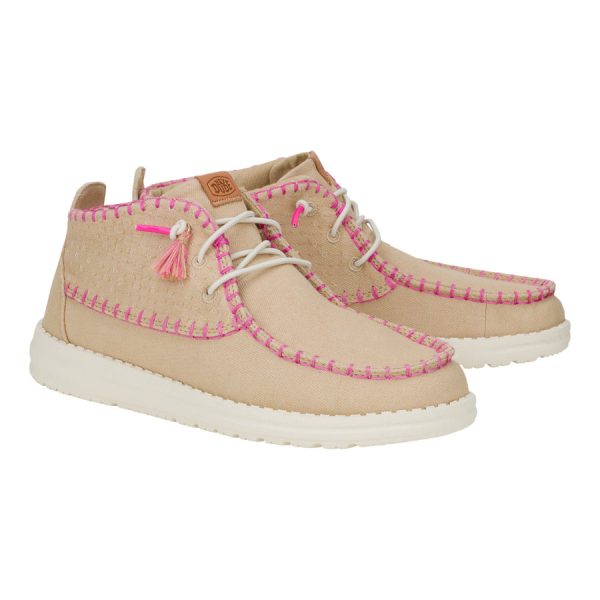 Wendy Mid Perf Canvas - Irish Cream