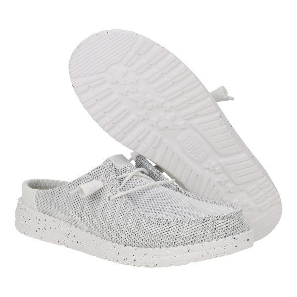 Wendy Slip Stretch Sox - Stone White