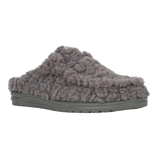 Wally Slipper - Cozy Granite Grey