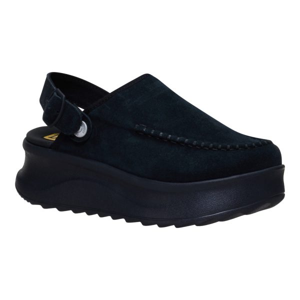 Delray Clog Suede - Black