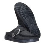 Wendy Slip Buckle Denim - Black/Black