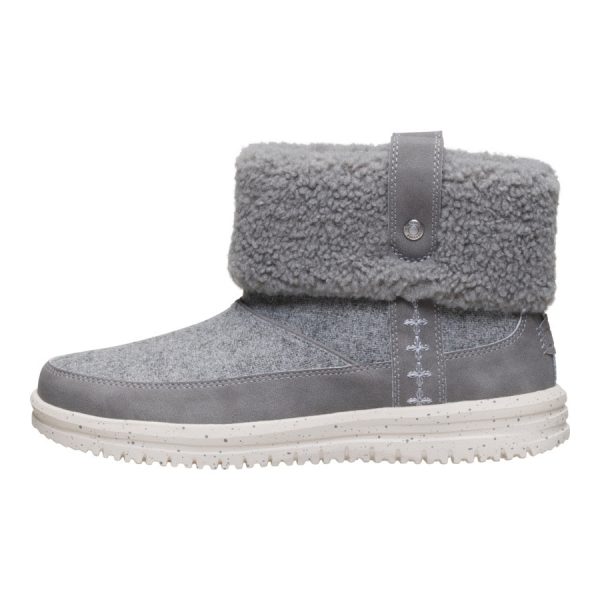 Camden Cuff Wool Cozy - Grey