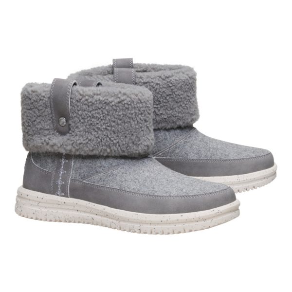 Camden Cuff Wool Cozy - Grey