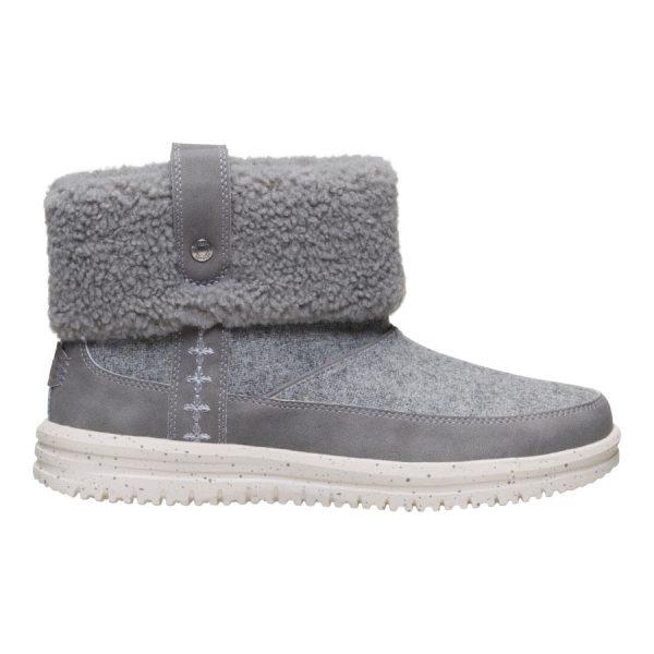 Camden Cuff Wool Cozy - Grey