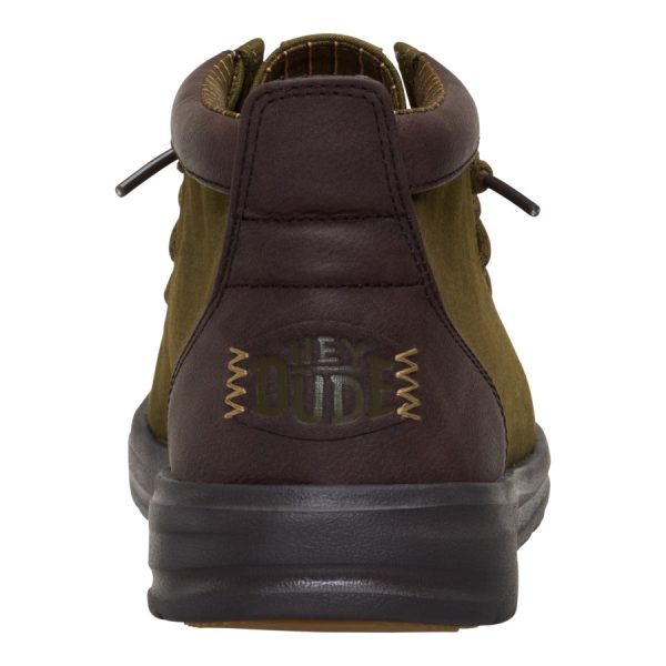 Wally Mid Gripr Vin Classic - Dark Olive/Mole Brown