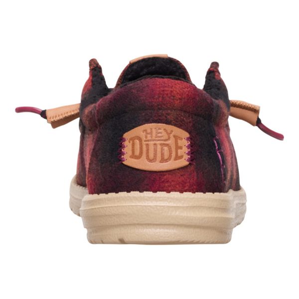 Wally Cozy Plaid - Red Plaid/Black