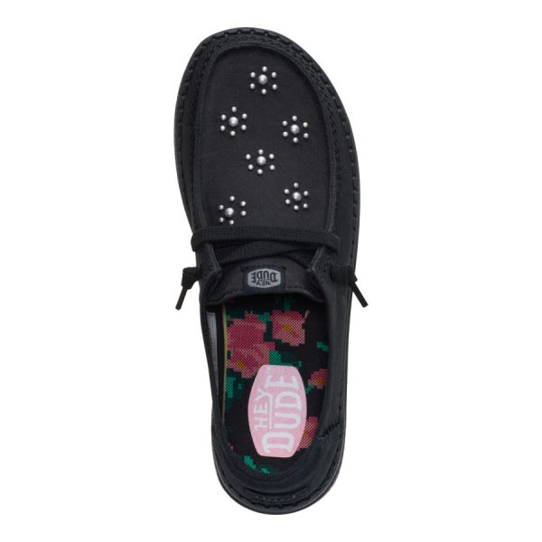 Wendy Star Stud - Black/Black