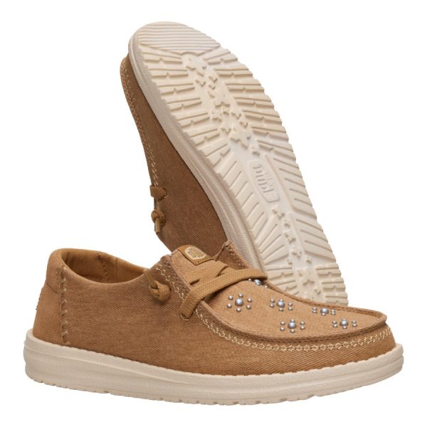 Wendy Star Stud - Cognac/Tan