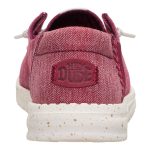 Wendy Break Brushed Linen - Burgundy