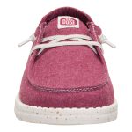 Wendy Break Brushed Linen - Burgundy