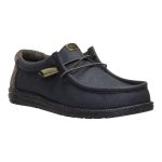 Wally Waxed Casual - Black/Black