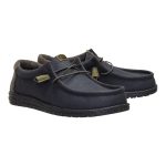 Wally Waxed Casual - Black/Black