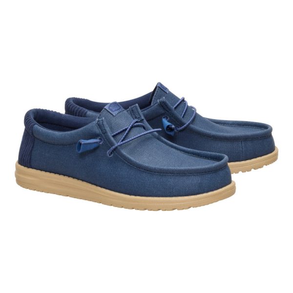 Wally Waxed Casual - Navy