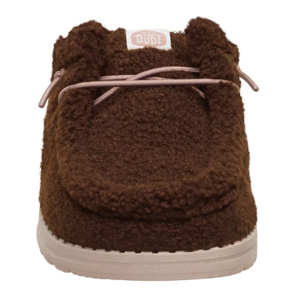Wendy Slip Sherpa - Dark Brown