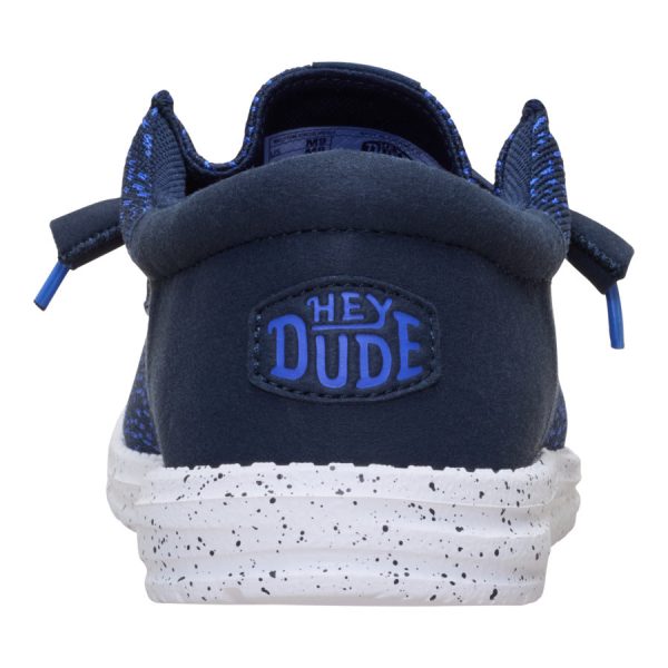 Wally Funk Stretch Speckle - Navy Blazer/Multi