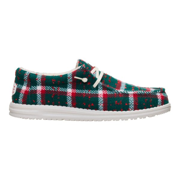 Wally Confetti Plaid Cozy - Red/Green/Multi