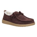 Wendy Suede Shearling - Dark Brown