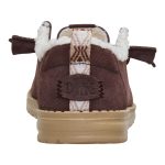 Wendy Suede Shearling - Dark Brown