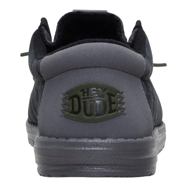 Wally Washed Quilt - Black/Grey