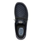 Wally Washed Quilt - Black/Grey