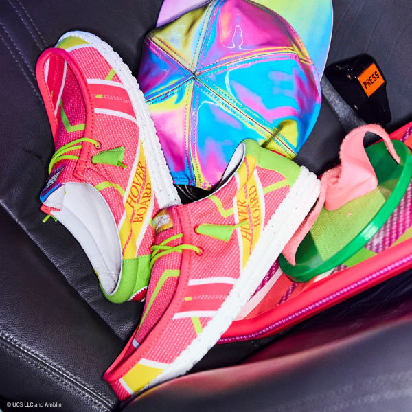 Wally Back To The Future Hover Board - Pink/Multi